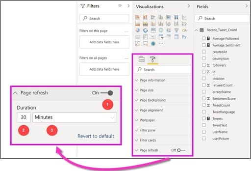Automatic Page Refresh Feature-PowerBI