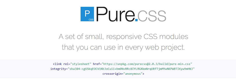 Pure CSS Framework - TechAffinity